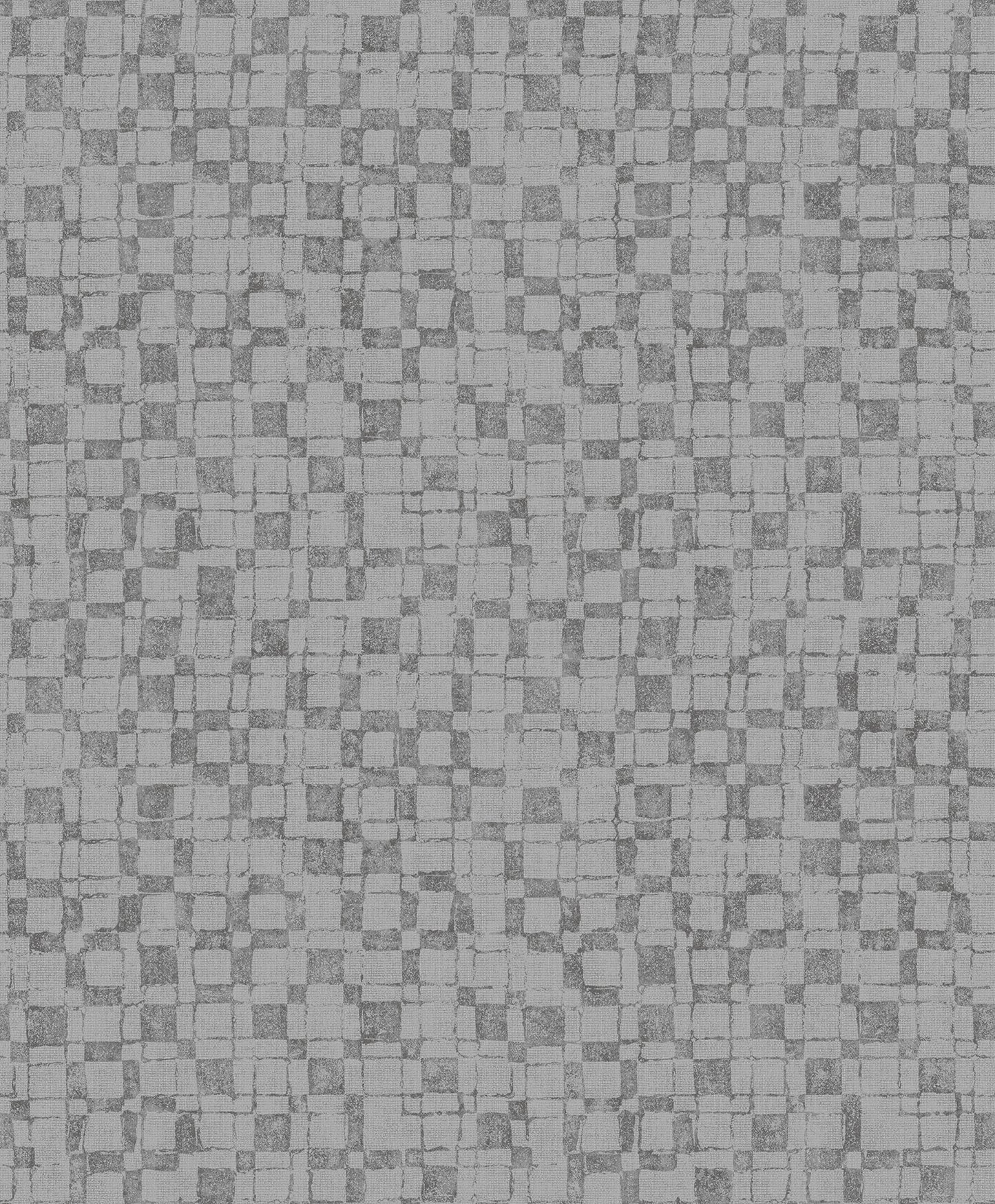 A-Street Prints Sarni Silver Grid Wallpaper, 20.9-in by 33-ft