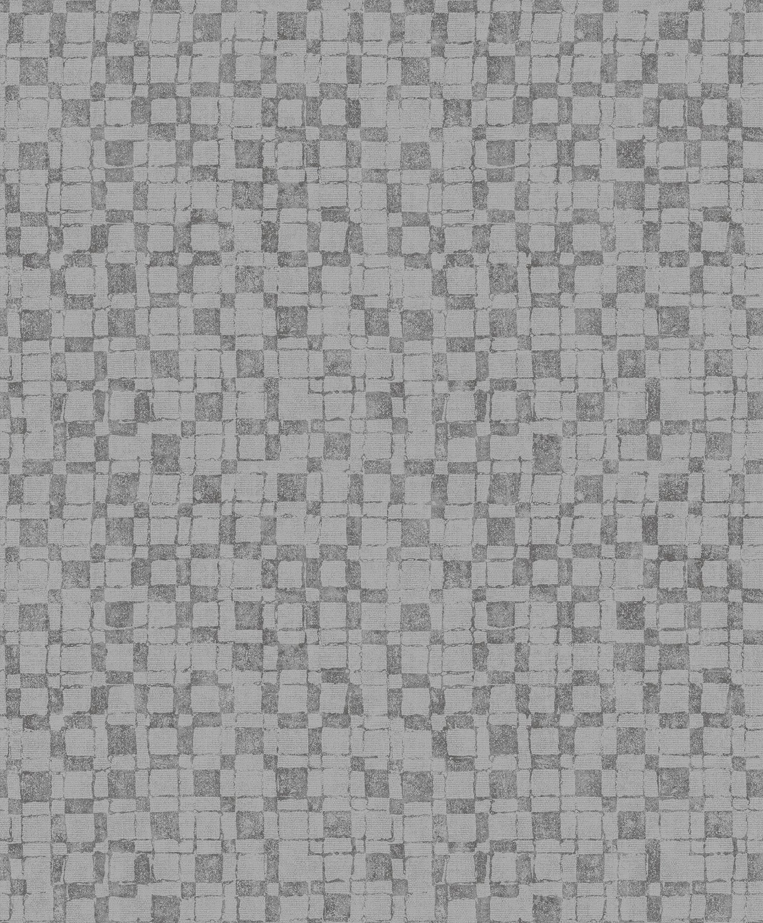 A-Street Prints Sarni Silver Grid Wallpaper, 20.9-in by 33-ft