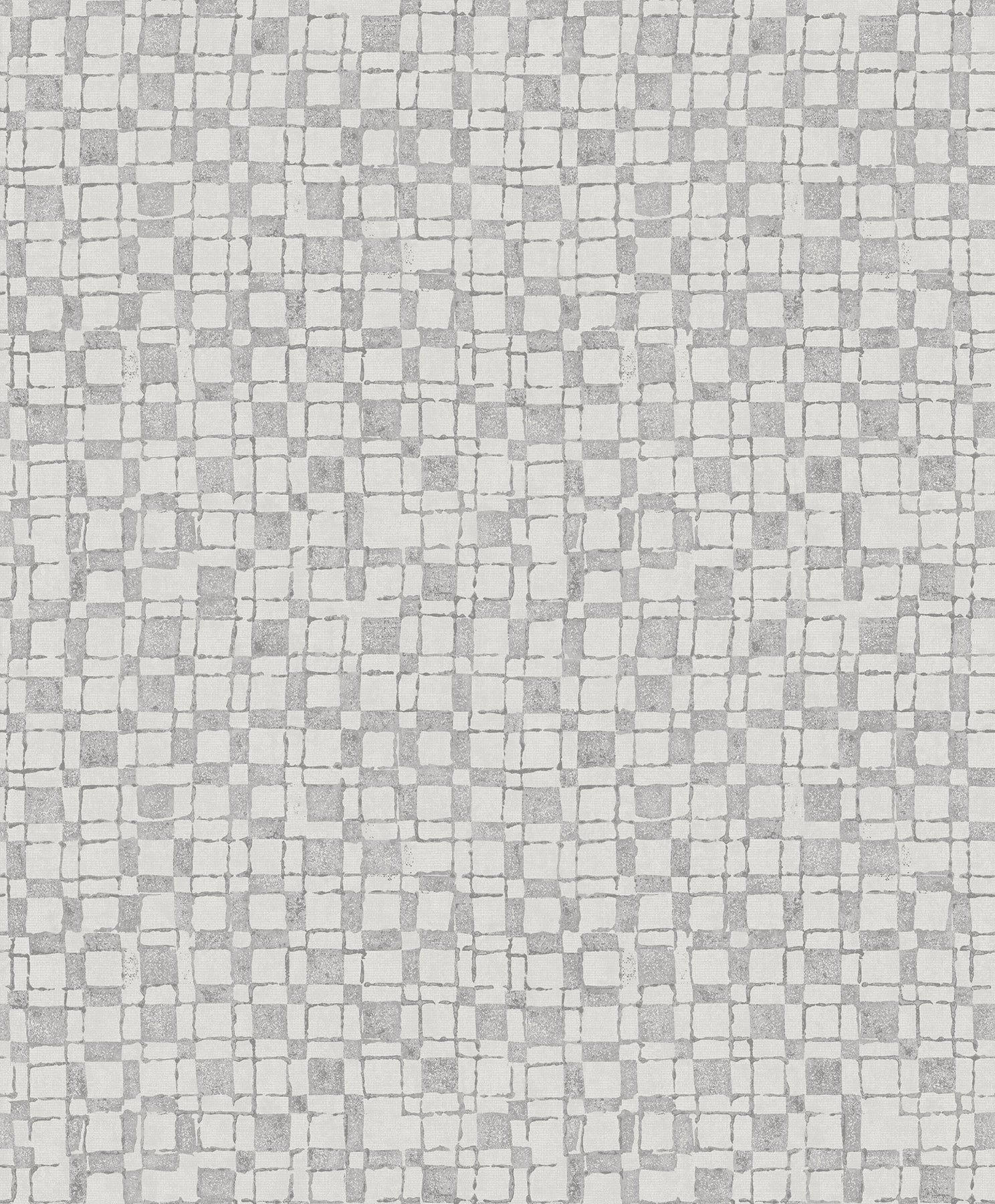 A-Street Prints Sarni Platinum Grid Wallpaper, 20.9-in by 33-ft