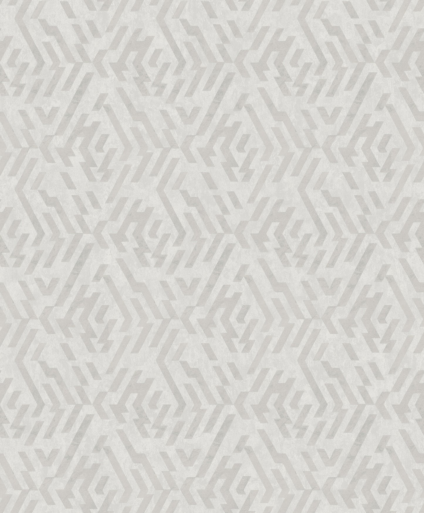 A-Street Prints Kila Platinum Geometric Wallpaper, 20.9-in by 33-ft