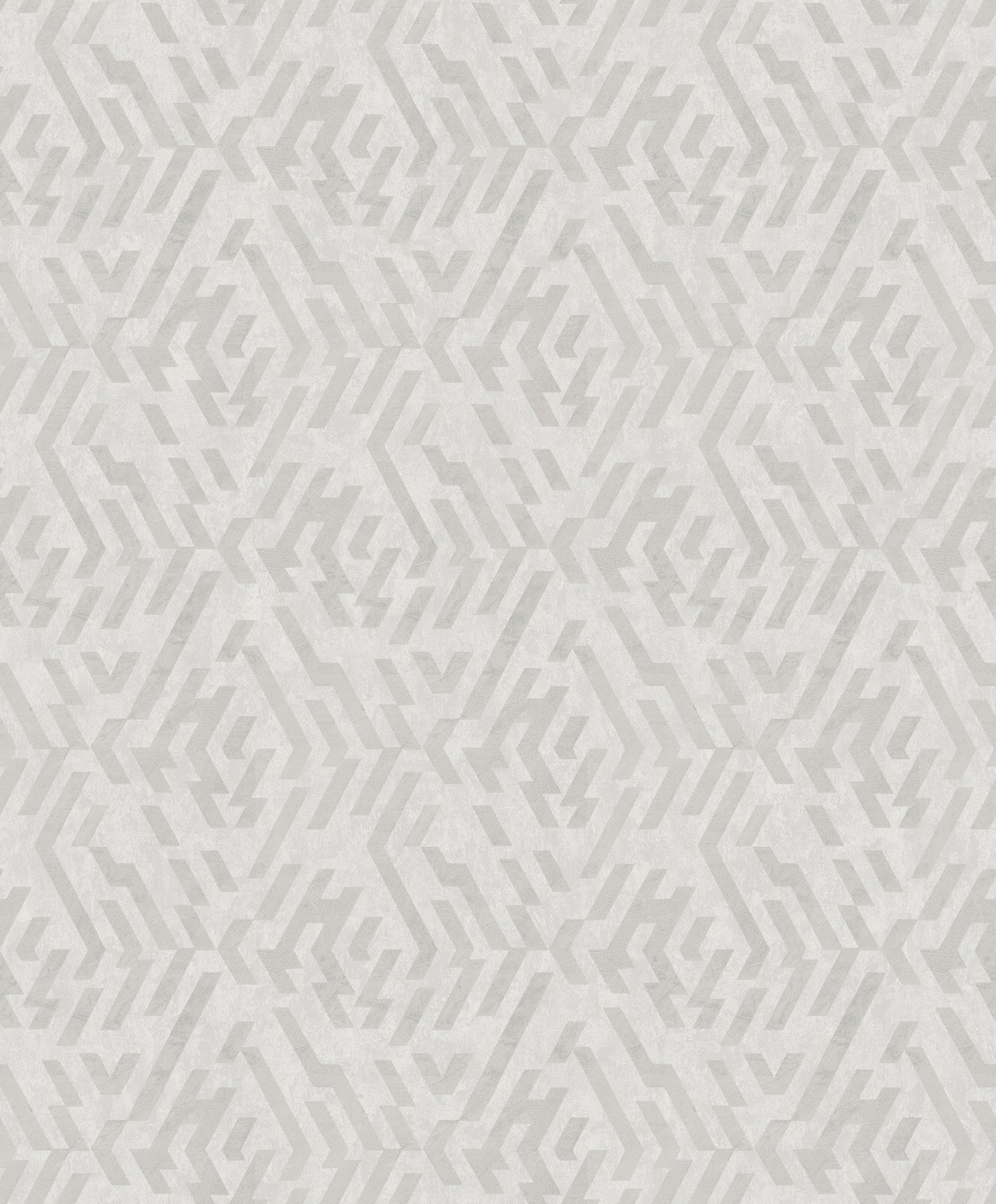 A-Street Prints Kila Platinum Geometric Wallpaper, 20.9-in by 33-ft