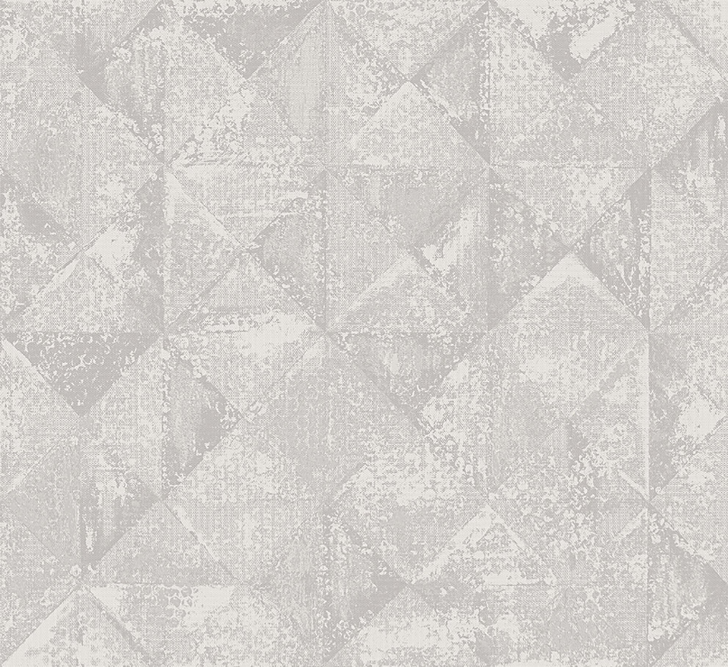 A-Street Prints Demir Grey Distressed Geometric Wallpaper, 27.6-in by 33-ft