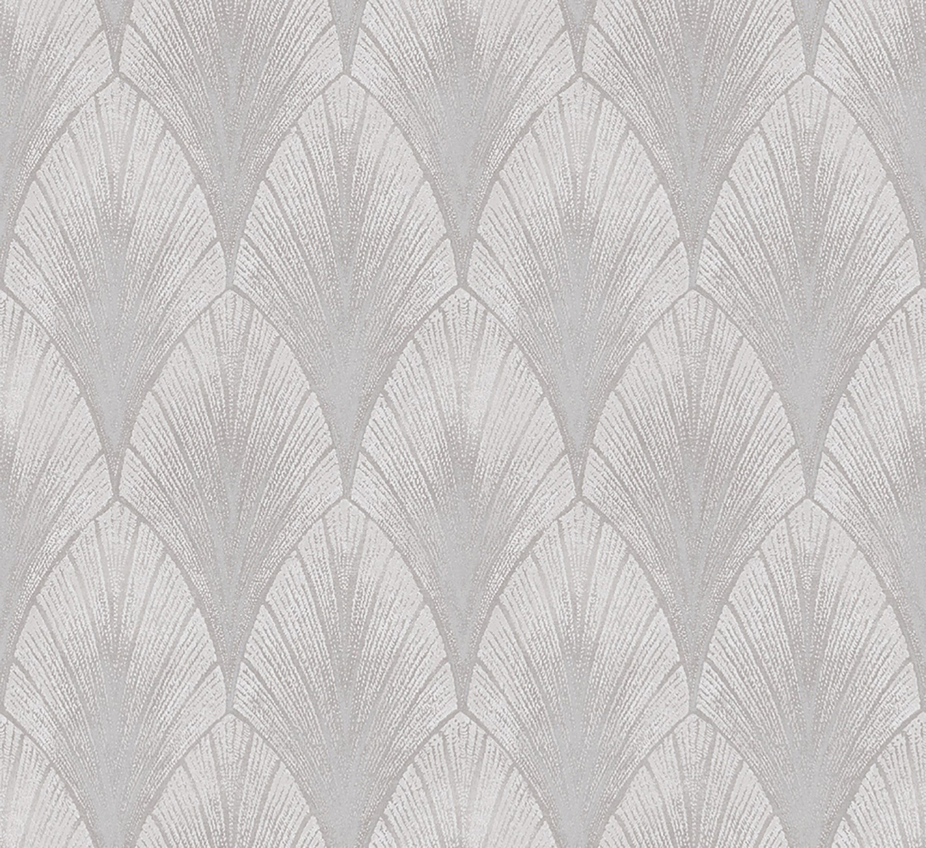 A-Street Prints Bakal Pearl Art Deco Ogee Wallpaper, 27.6-in by 33-ft