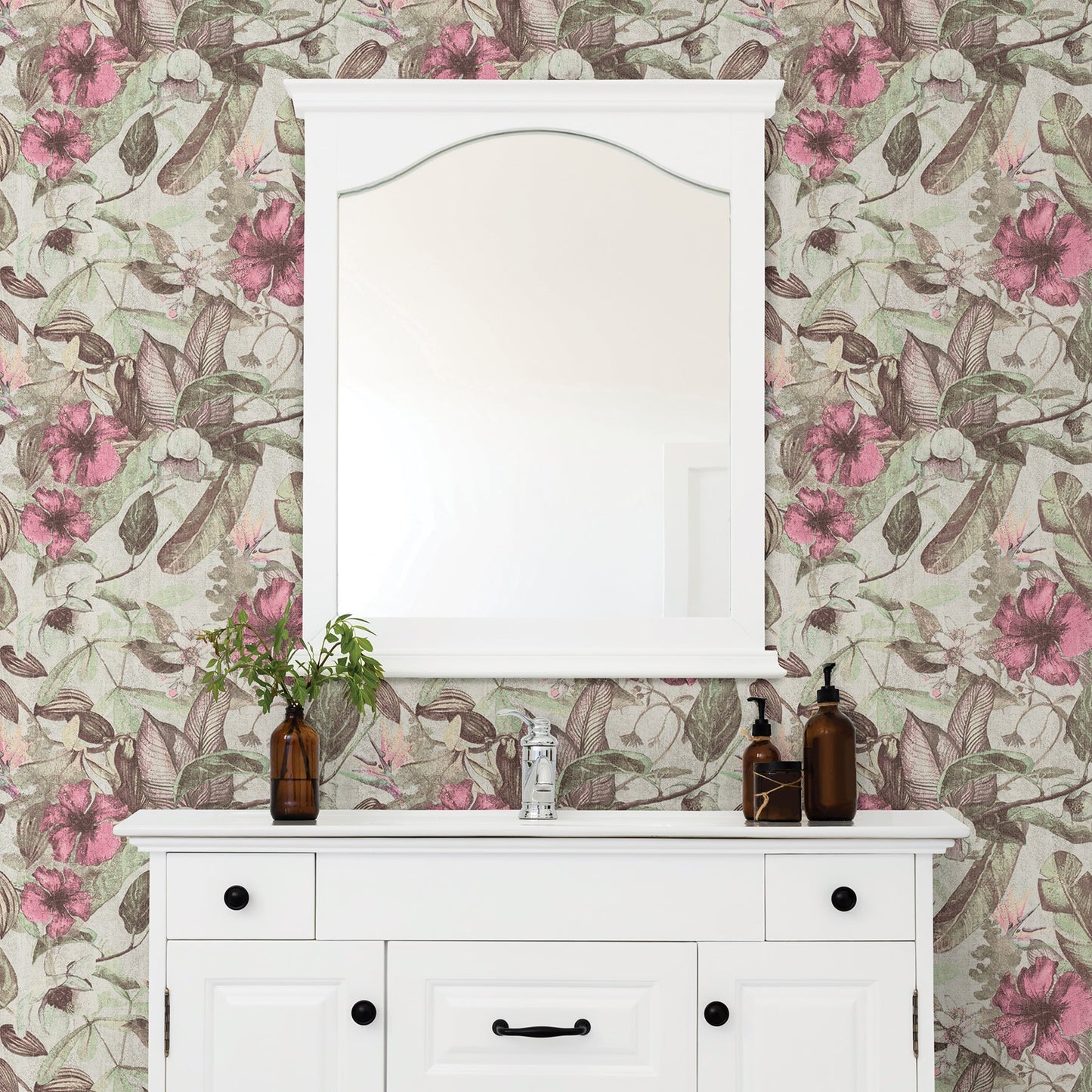 Advantage Kailano Pastel Botanical Wallpaper, 21-in by 33-ft