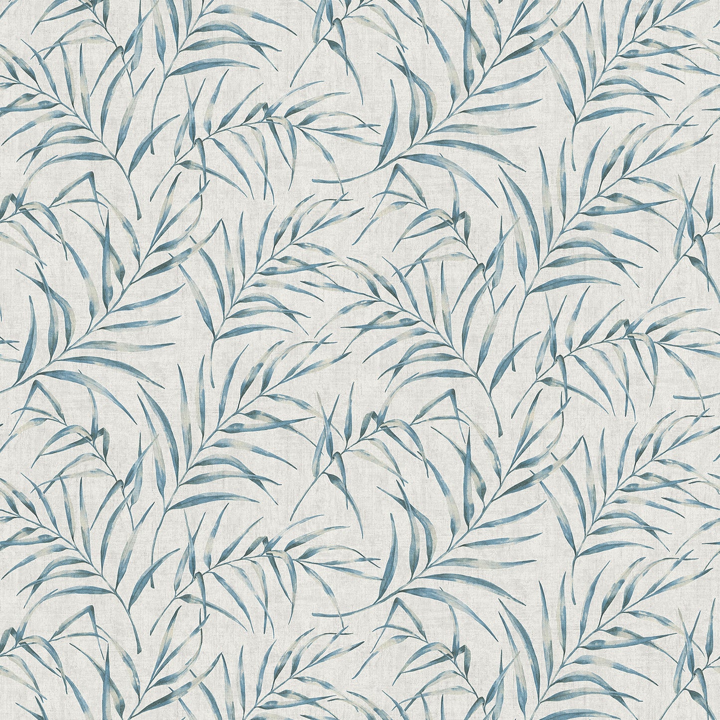 Advantage Lani Blue Fronds Wallpaper, 21-in by 33-ft