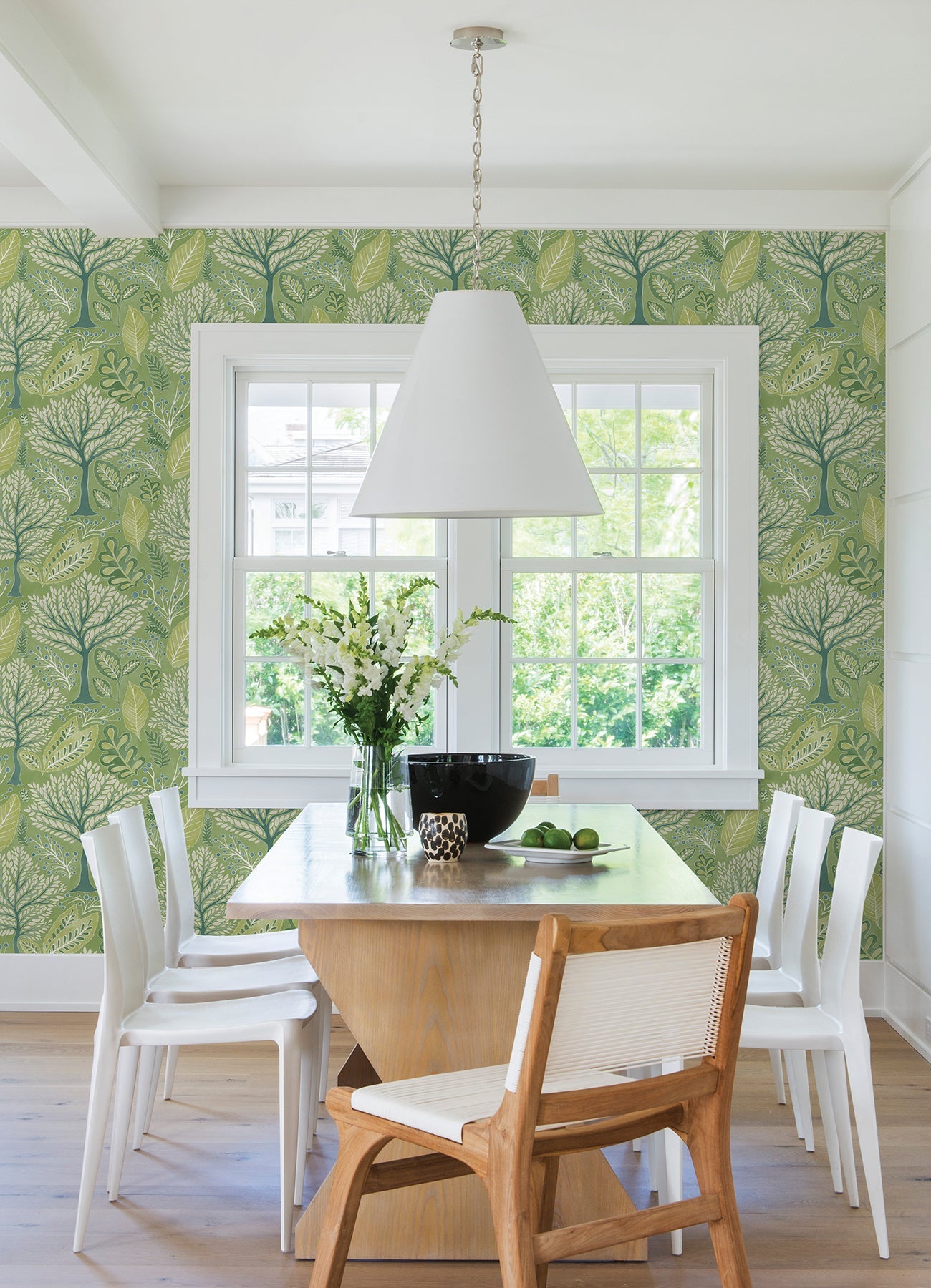 Advantage Kiah Green Forest Wallpaper, 20.5-in by 33-ft