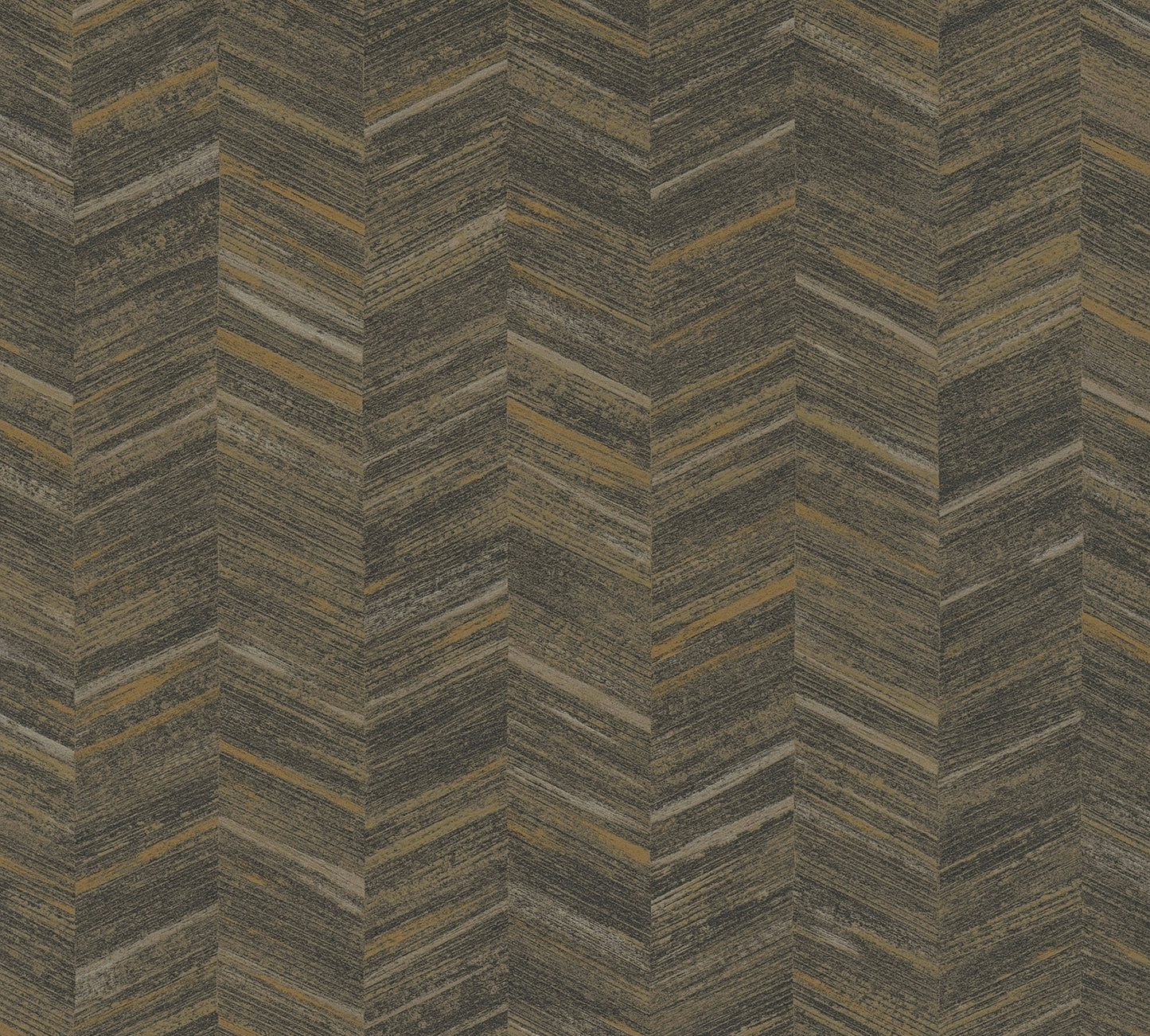 Advantage Tatlin Brown Chevron Wallpaper, 20.9-in by 33-ft