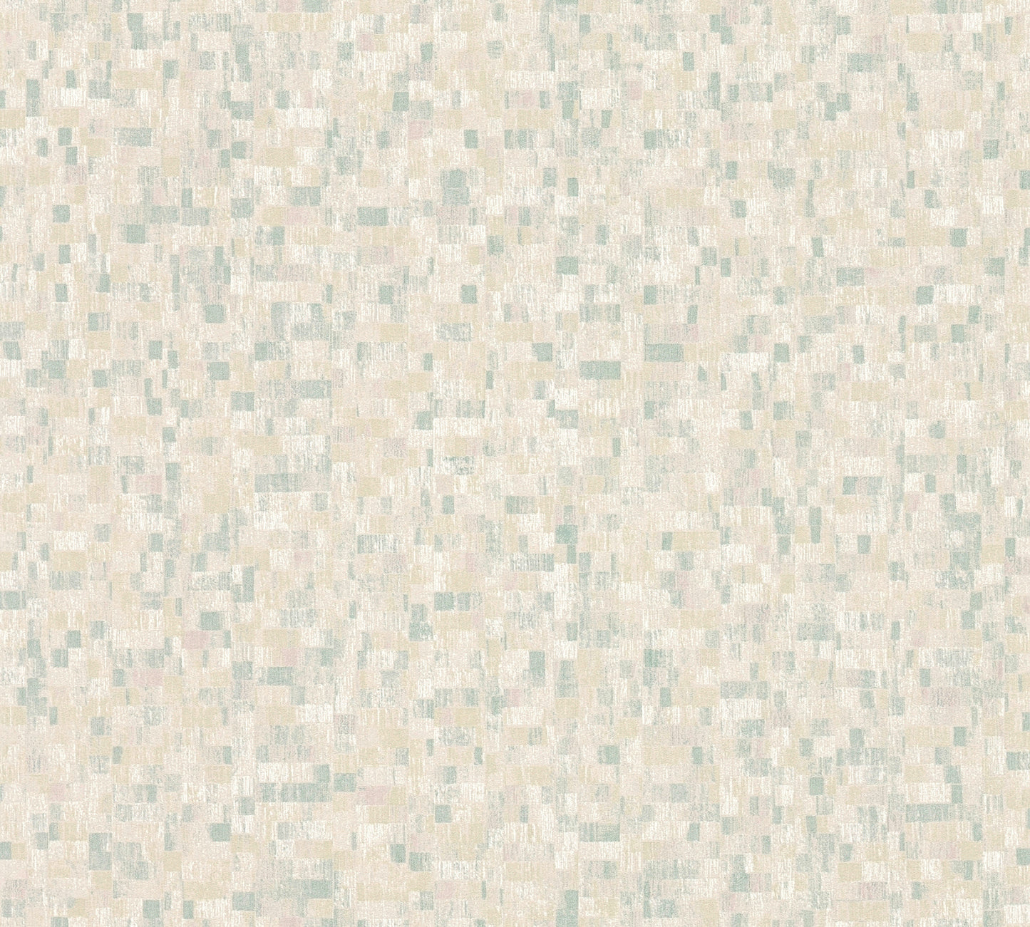 Advantage Albers Teal Squares Wallpaper, 20.9-in by 33-ft