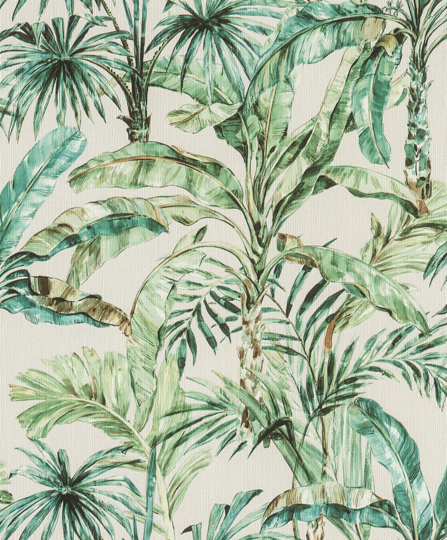 Advantage Calle White Tropical Wallpaper, 20.9-in by 33-ft