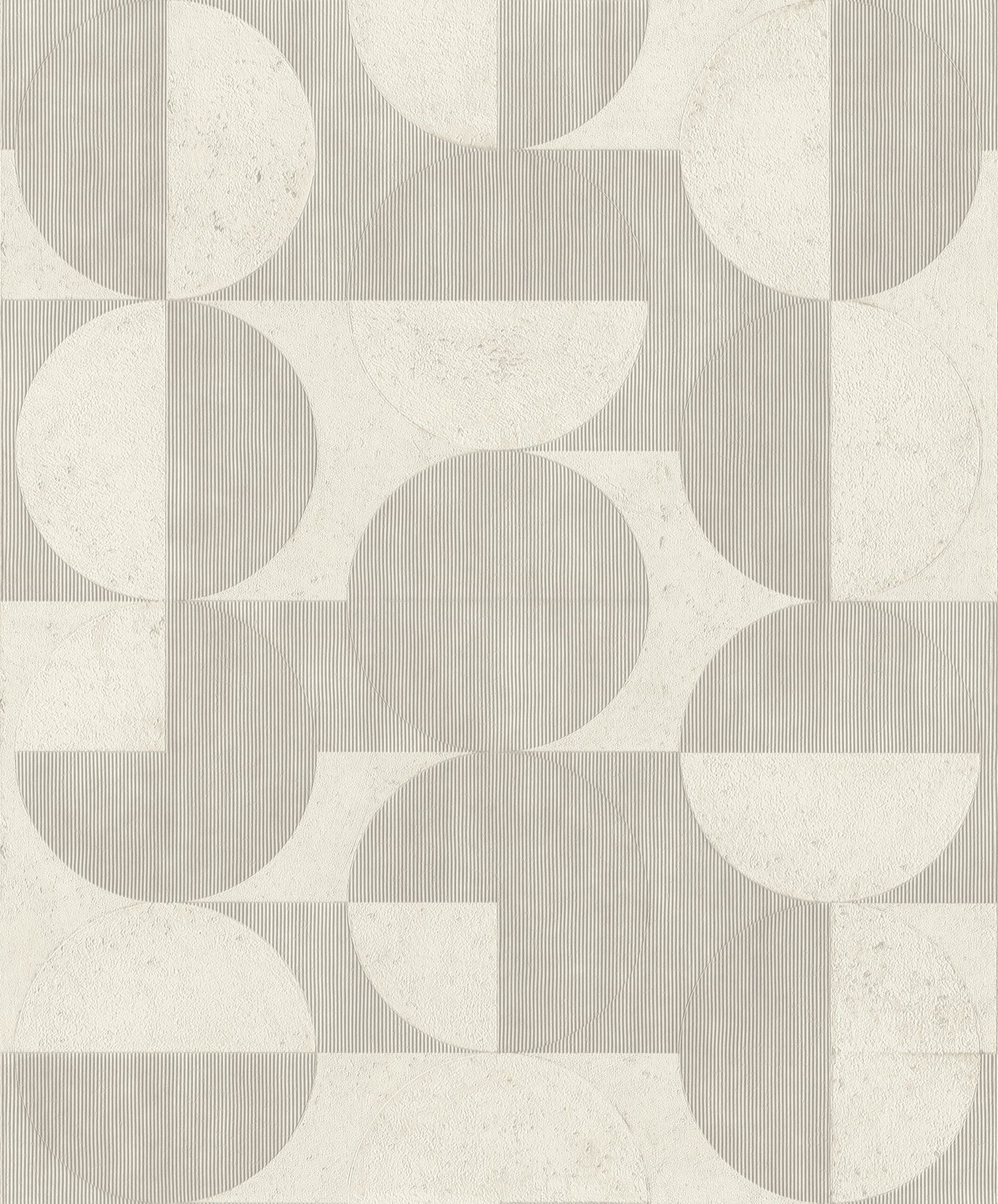 Advantage Barcelo Light Grey Circles Wallpaper, 20.9-in by 33-ft