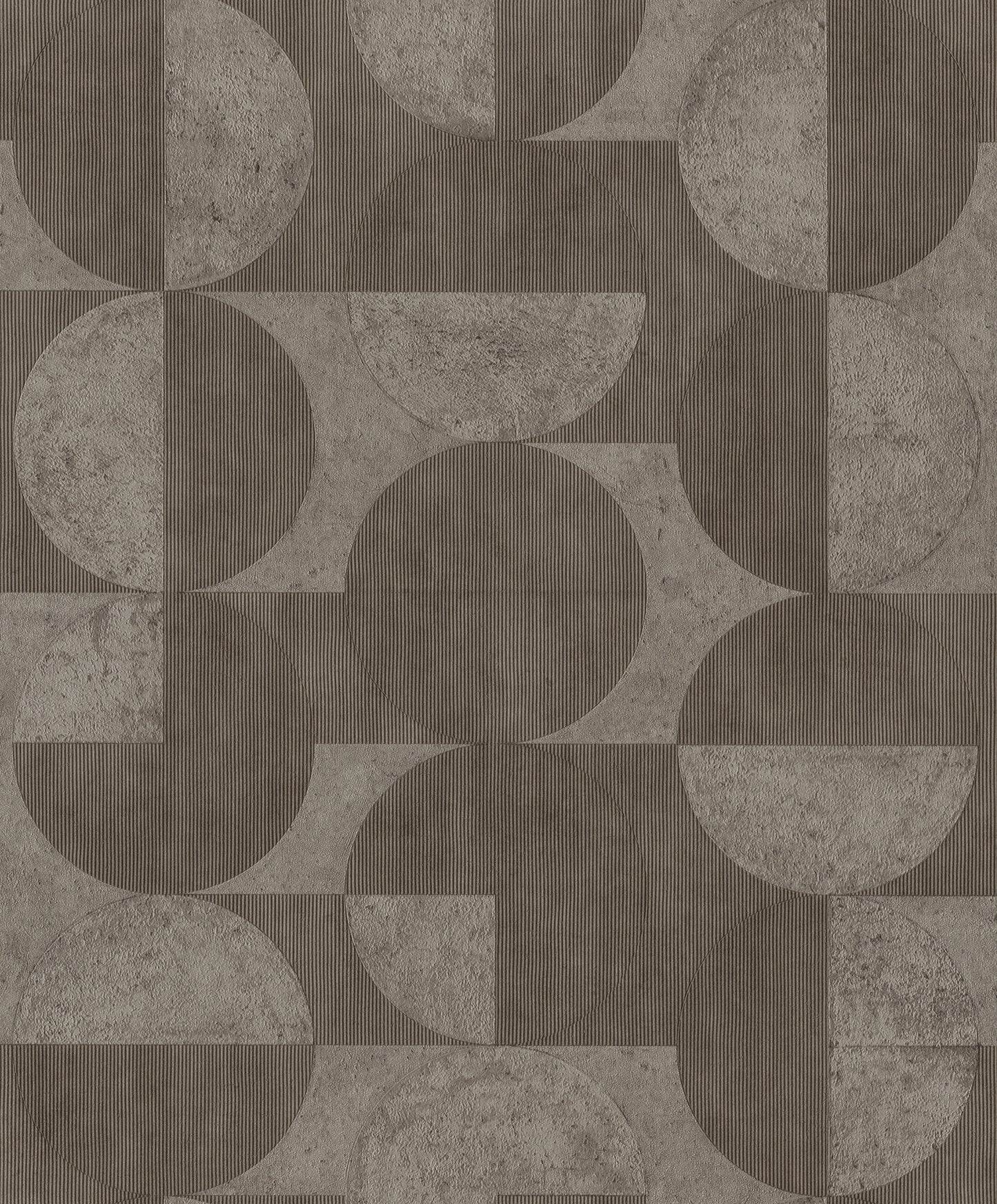 Advantage Barcelo Brown Circles Wallpaper, 20.9-in by 33-ft