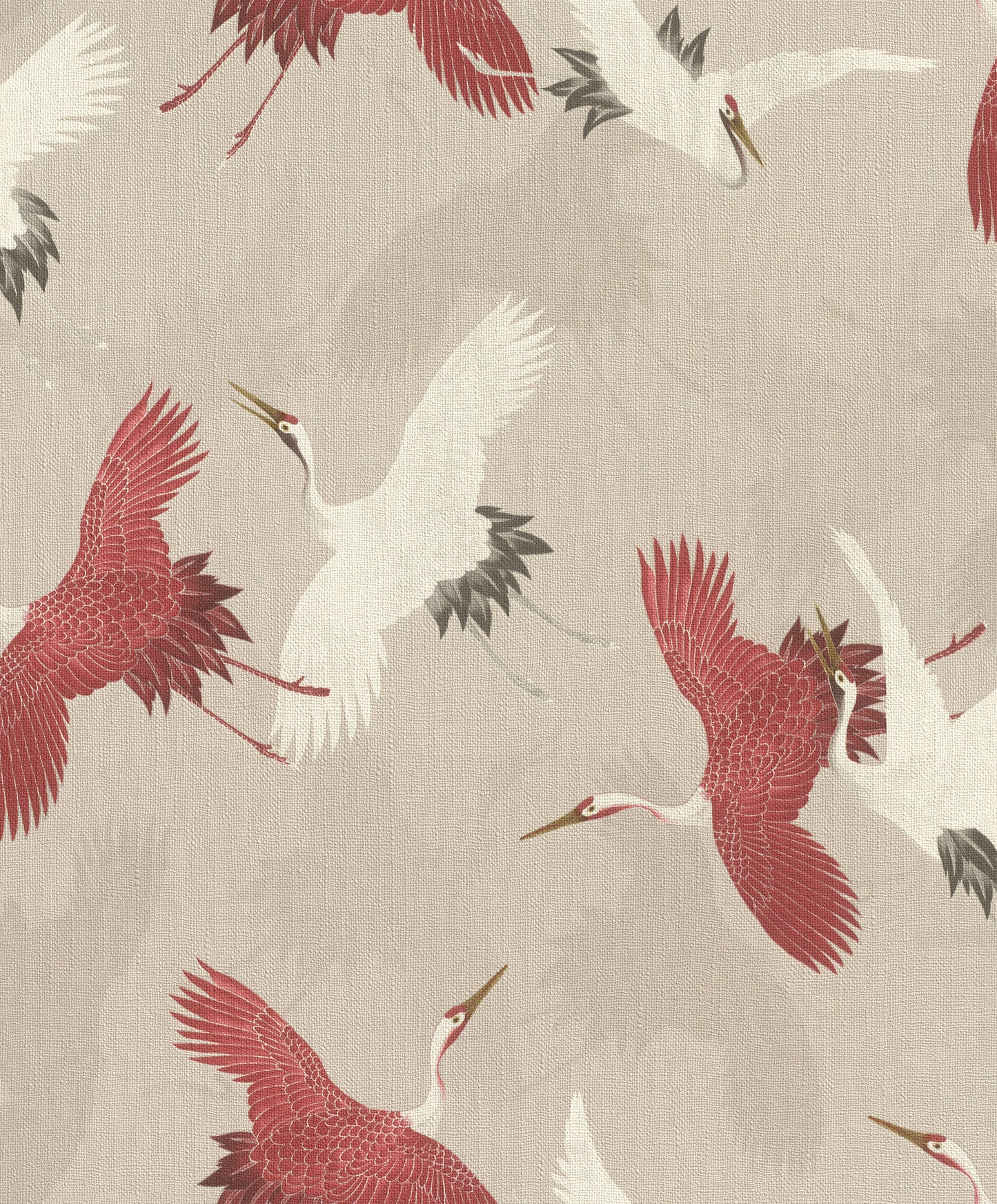 Advantage Kusama Neutral Crane Wallpaper, 20.9-in by 33-ft