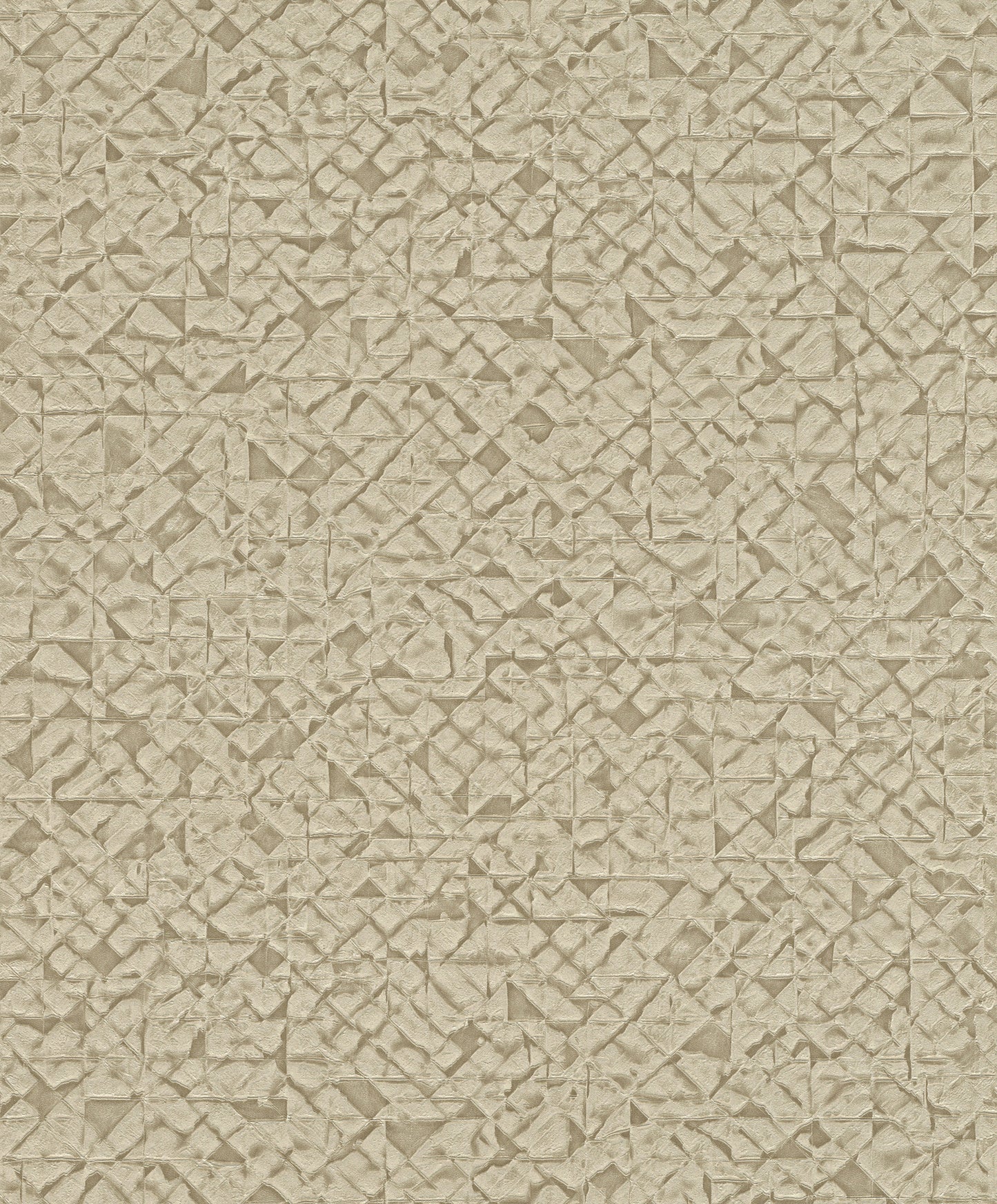 Advantage Arbus Beige Geo Wallpaper, 20.9-in by 33-ft