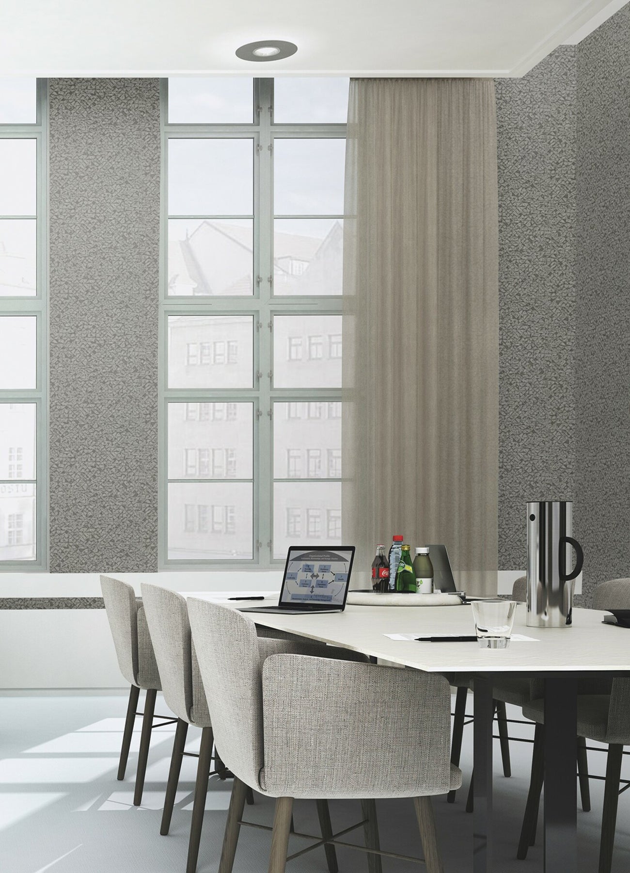 Advantage Arbus Black Geo Wallpaper, 20.9-in by 33-ft