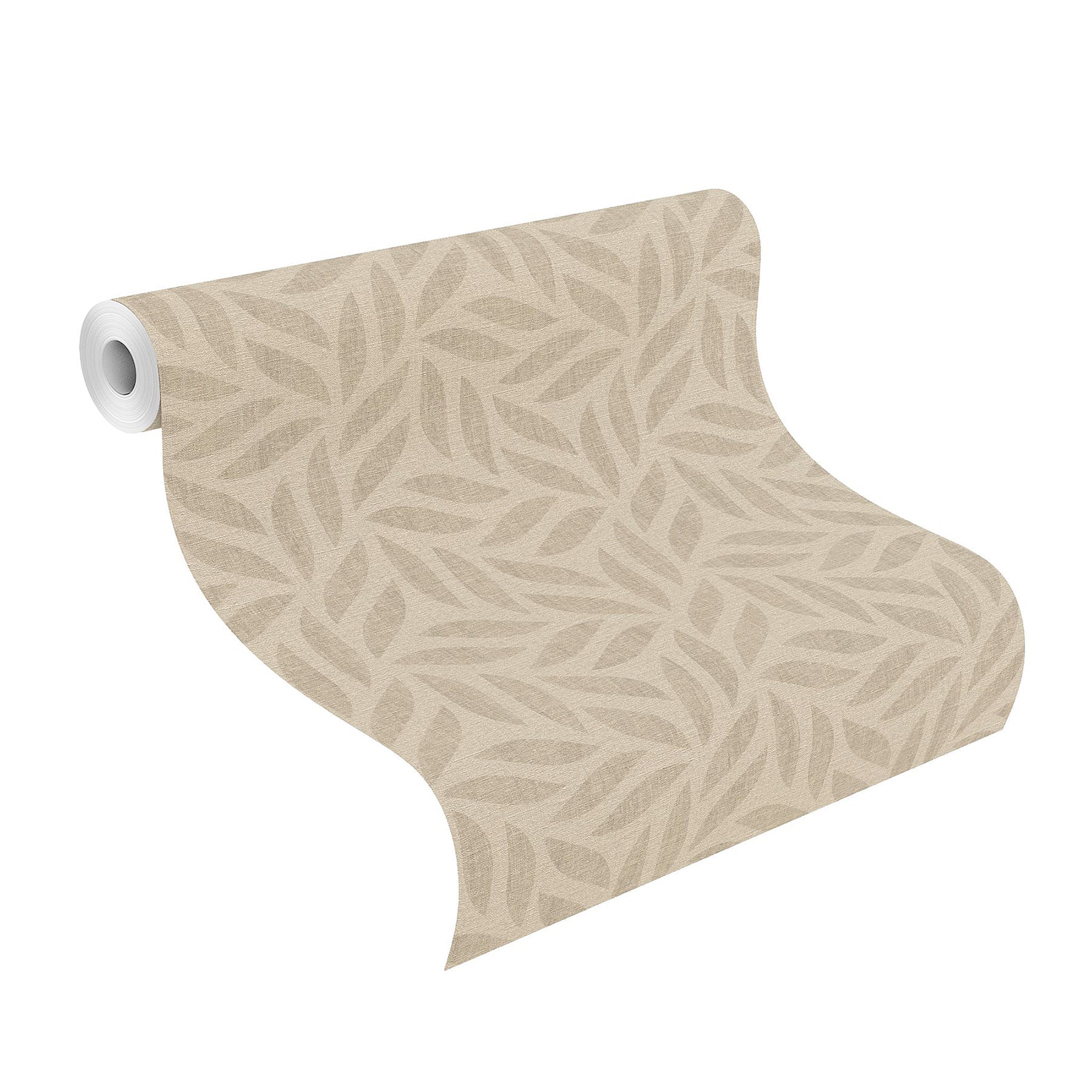 Advantage Sagano Light Brown Leaf Wallpaper, 20.9-in by 33-ft