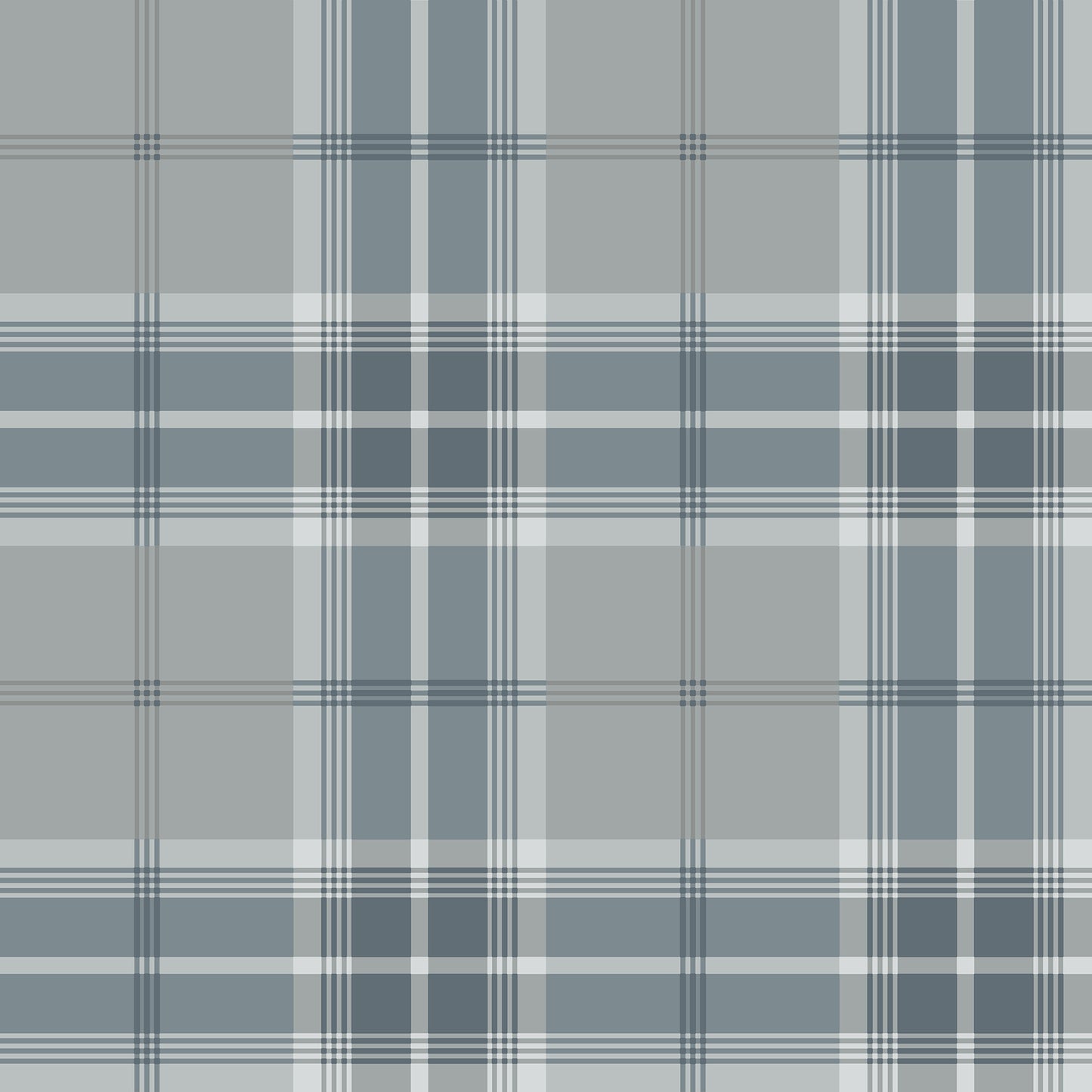 Advantage Sala Blue Plaid Wallpaper, 20.9-in by 33-ft