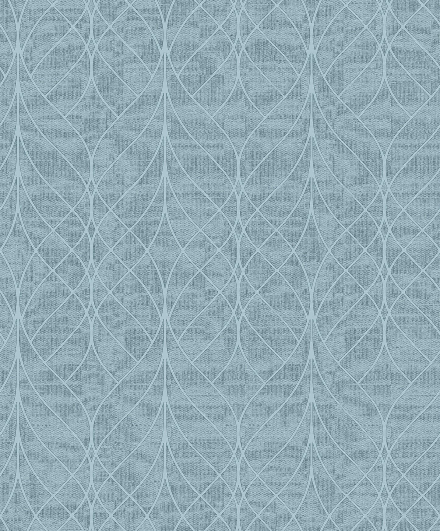 Advantage Hartley Blue Geo Wallpaper, 20.9-in by 33-ft