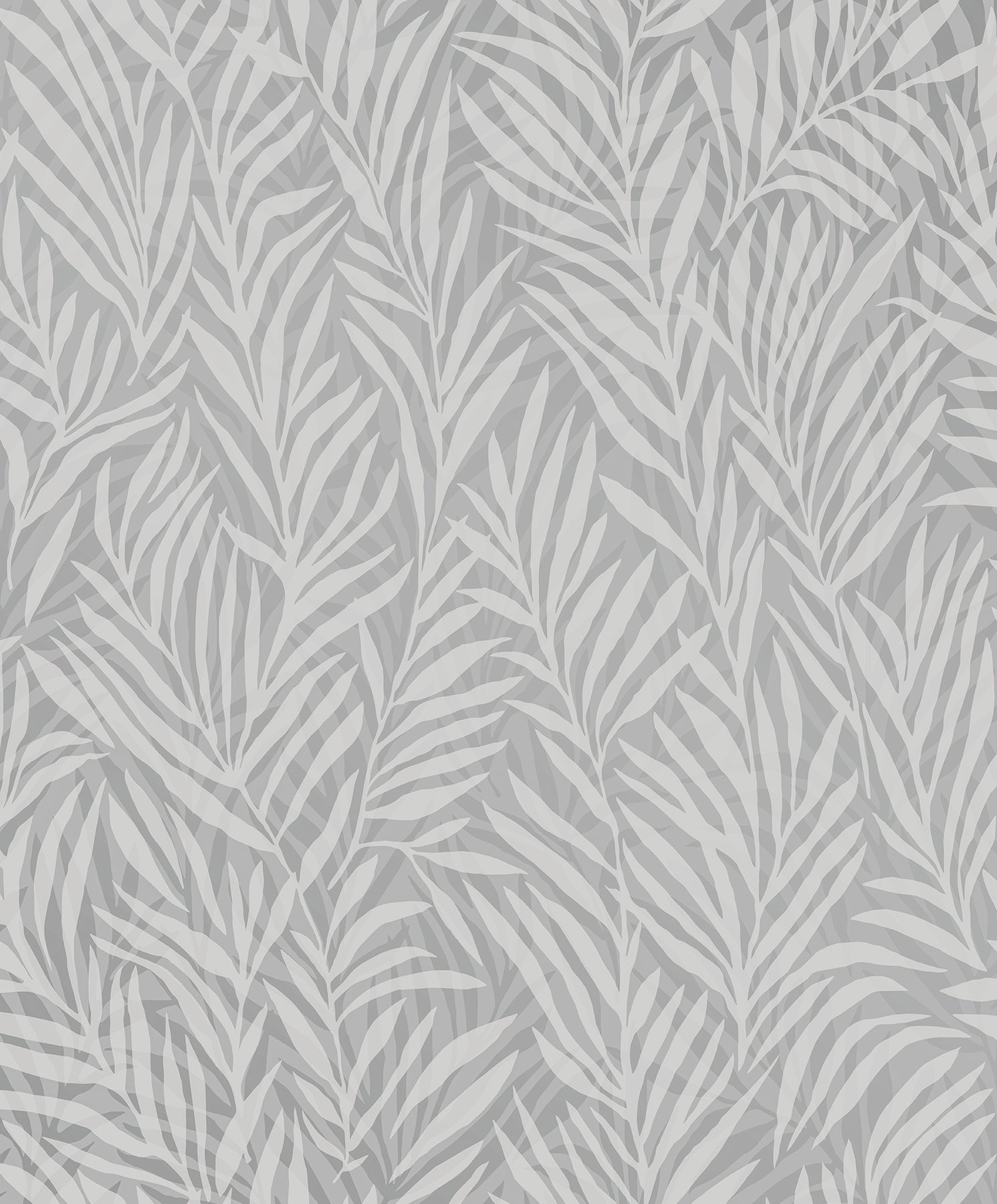 Advantage Holzer Grey Fern Wallpaper, 20.9-in by 33-ft