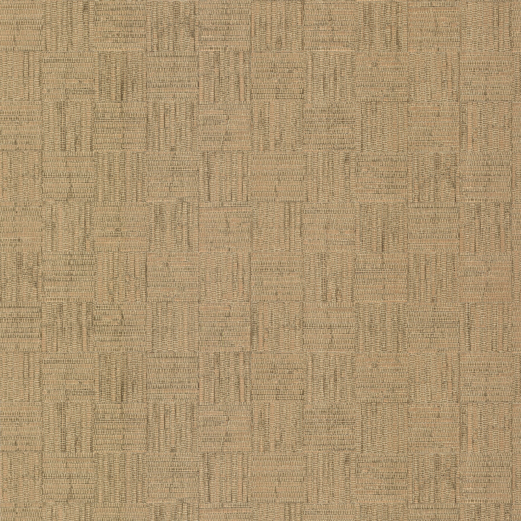 Warner Thea Gold Geometric Wallpaper, 27-in by 27-ft