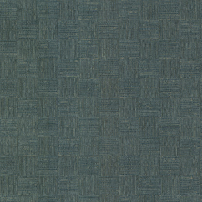 Warner Thea Blue Geometric Wallpaper, 27-in by 27-ft