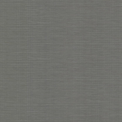 Warner Bay Ridge Charcoal Faux Grasscloth Wallpaper, 27-in by 27-ft