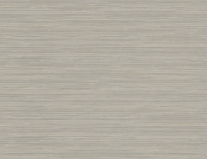 Warner Bondi Grey Grasscloth Texture Wallpaper, 27-in by 27-ft