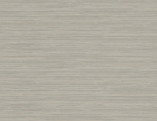 Warner Bondi Grey Grasscloth Texture Wallpaper, 27-in by 27-ft