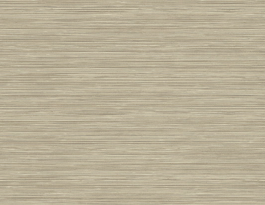 Warner Bondi Beige Grasscloth Texture Wallpaper, 27-in by 27-ft