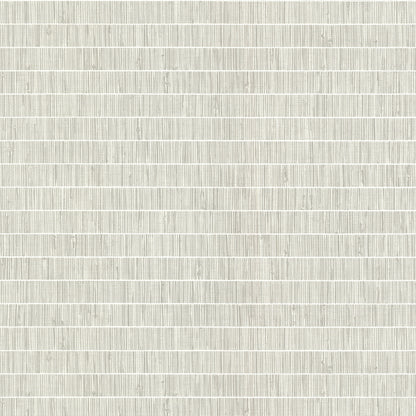 Warner Luz Grey Faux Grasscloth Wallpaper, 27-in by 27-ft