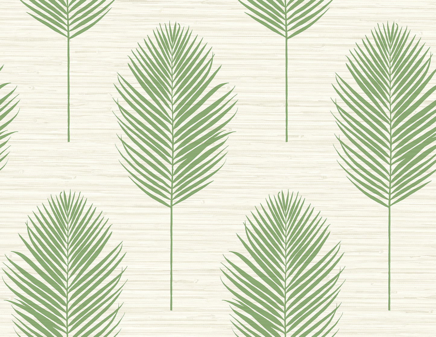 A-Street Prints Bali Green Fern Wallpaper, 27-in by 27-ft