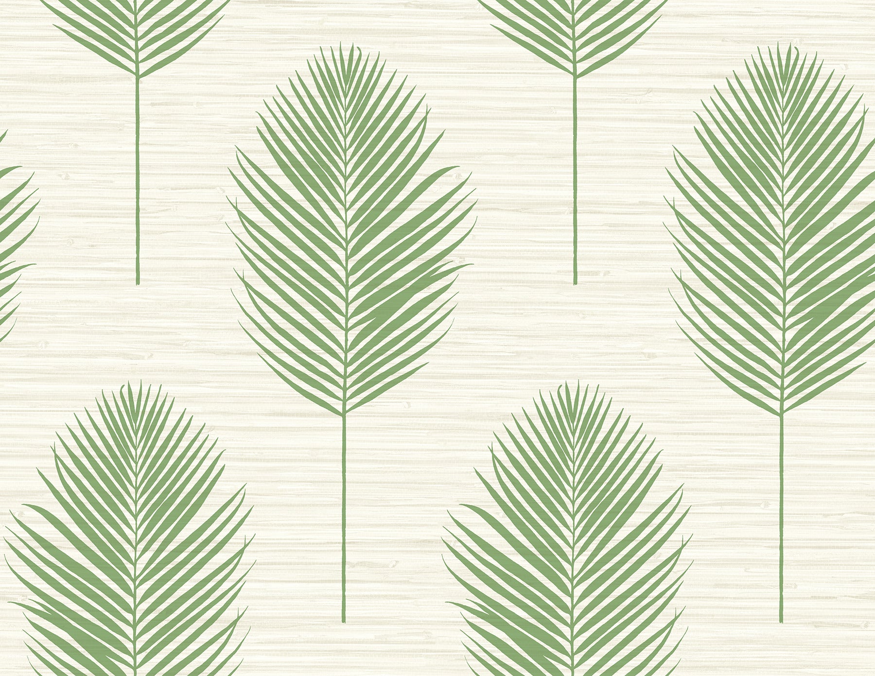 A-Street Prints Bali Green Fern Wallpaper, 27-in by 27-ft