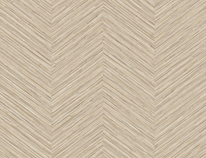 A-Street Prints Apex Beige Weave Wallpaper, 27-in by 27-ft