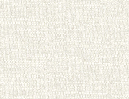 A-Street Prints Snuggle White Woven Texture Wallpaper, 27-in by 27-ft