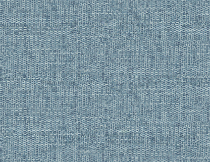 A-Street Prints Snuggle Blue Woven Texture Wallpaper, 27-in by 27-ft