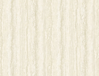 A-Street Prints Hilton Cream Marbled Paper Wallpaper, 27-in by 27-ft