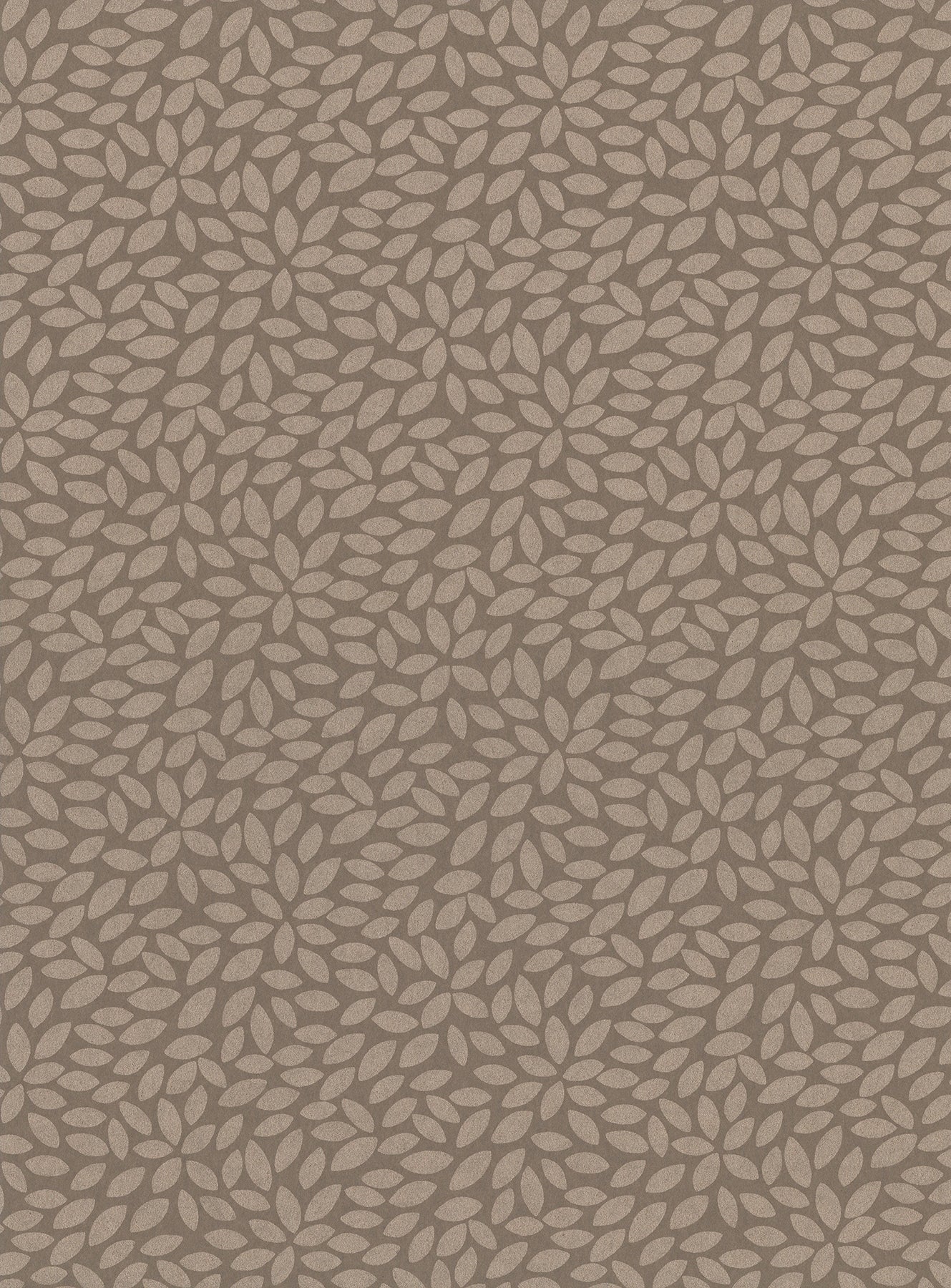 Lucky Day Deschia Light Brown Abstract Leaves Wallpaper, 21-in by 33-ft