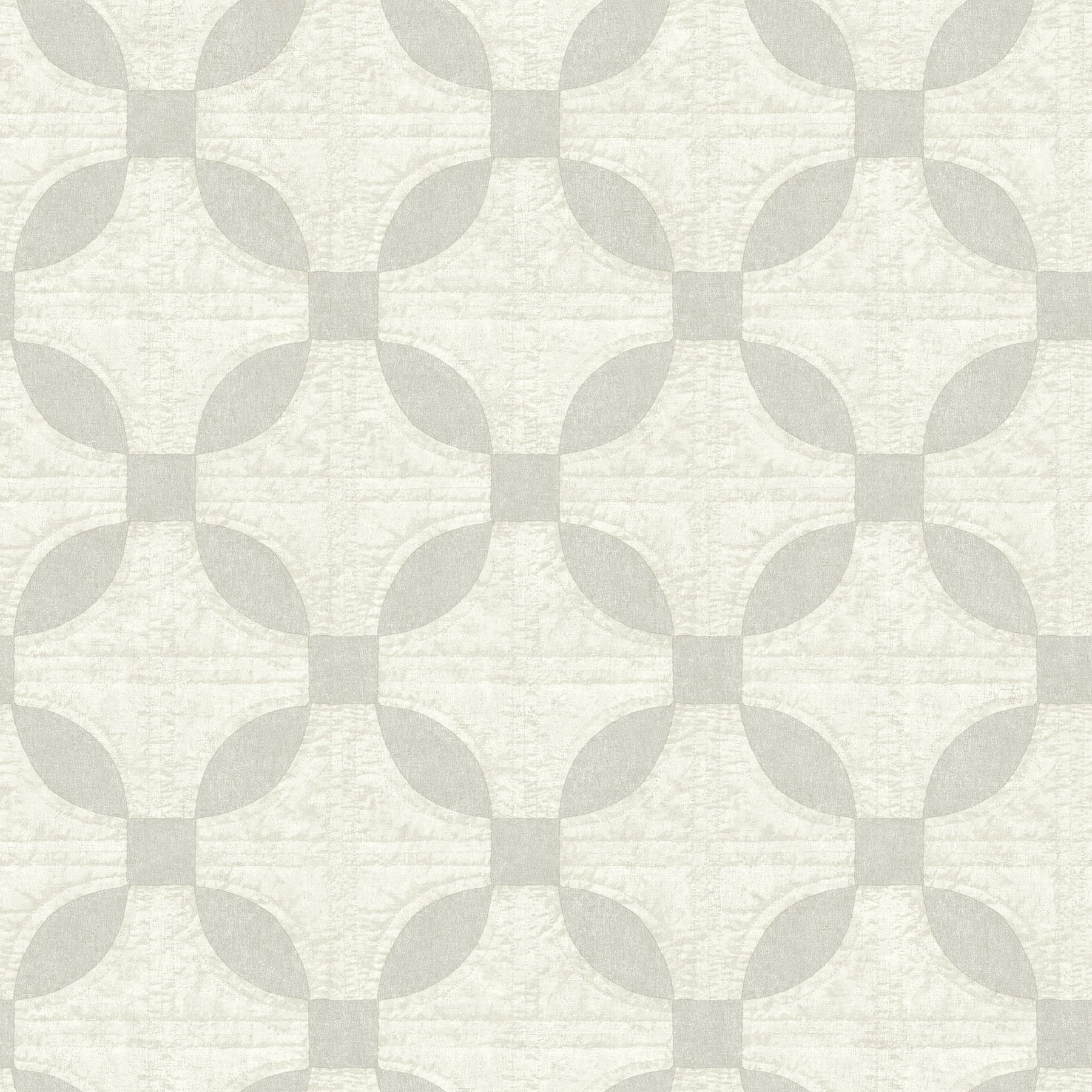 Chesapeake Justice Light Grey Quilt Wallpaper, 20.5-in by 33-ft