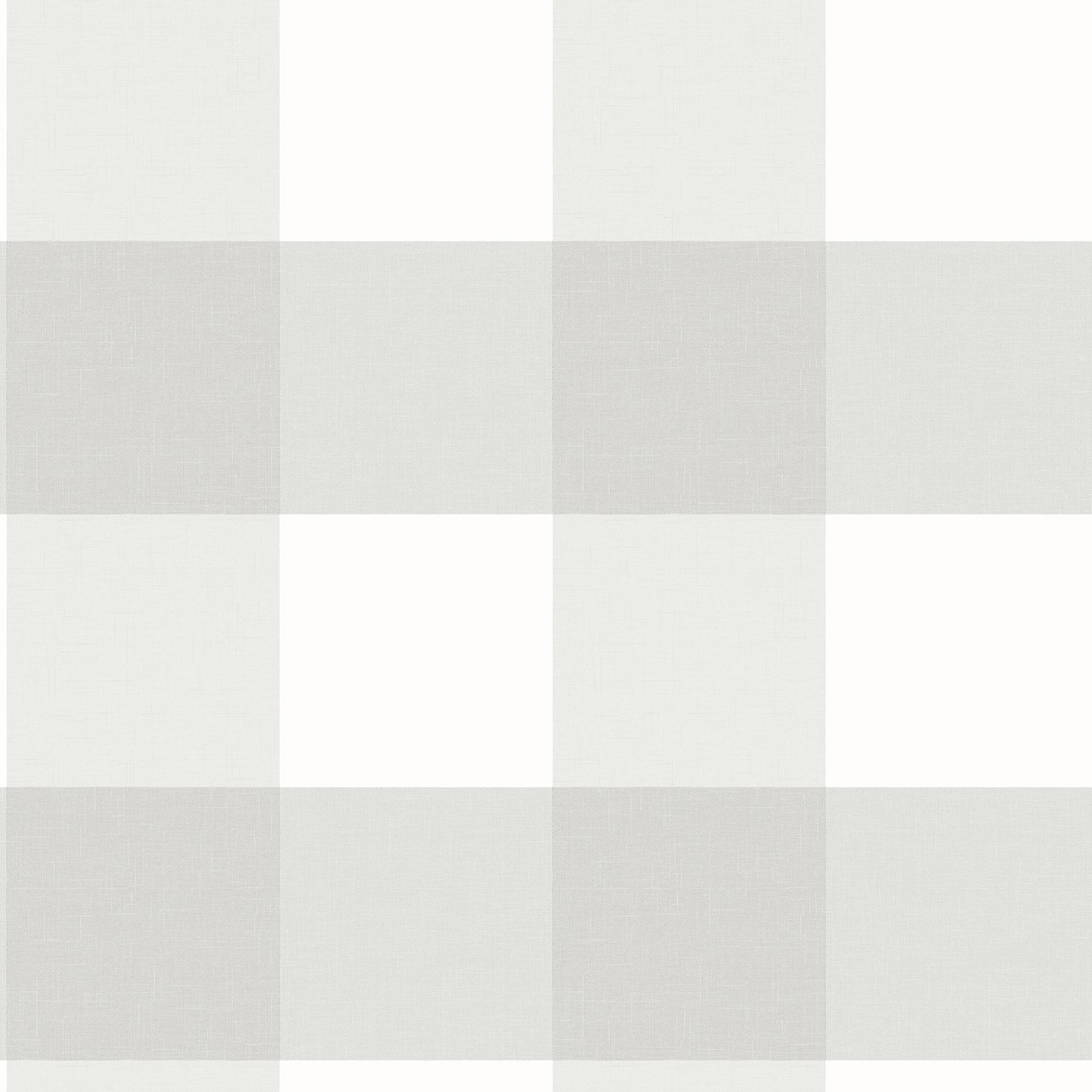 Chesapeake Amos Light Grey Gingham Wallpaper, 20.5-in by 33-ft