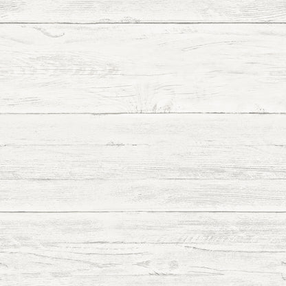 Chesapeake Jared Off White Shiplap P&S Wallpaper, 20.5-in by 18-ft