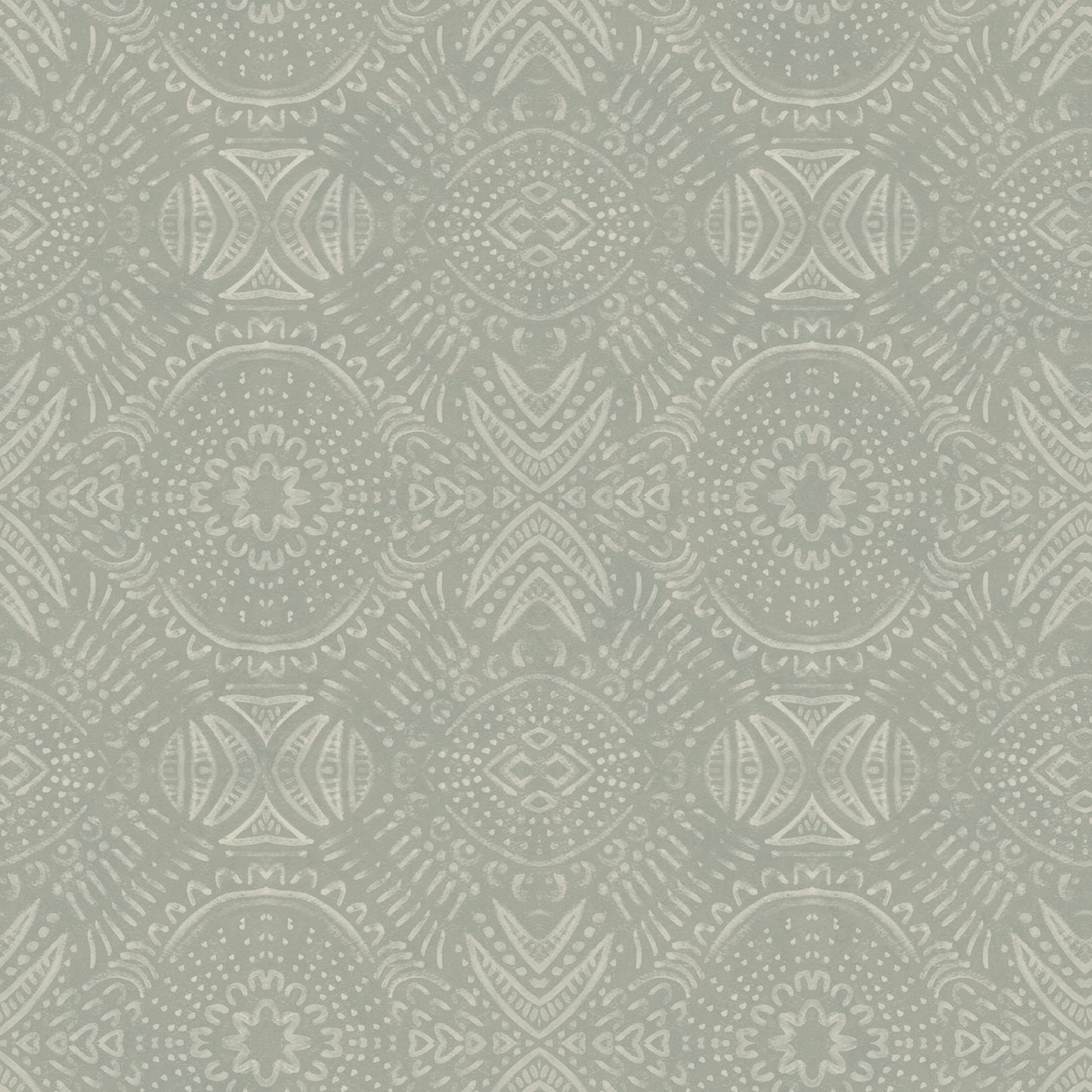 Chesapeake Java Beige Medallion Wallpaper, 20.5-in by 33-ft