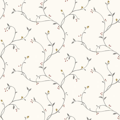 Chesapeake Kurt Black Tin Star Trail Wallpaper, 20.5-in by 33-ft