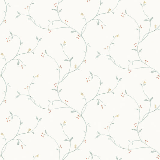 Chesapeake Kurt Light Green Tin Star Trail Wallpaper, 20.5-in by 33-ft