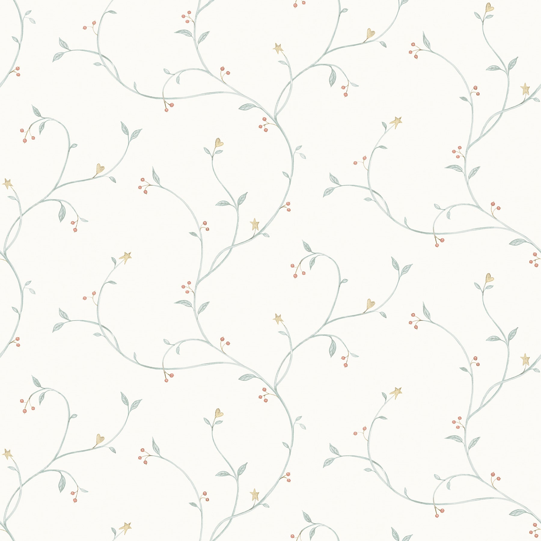 Chesapeake Kurt Light Green Tin Star Trail Wallpaper, 20.5-in by 33-ft