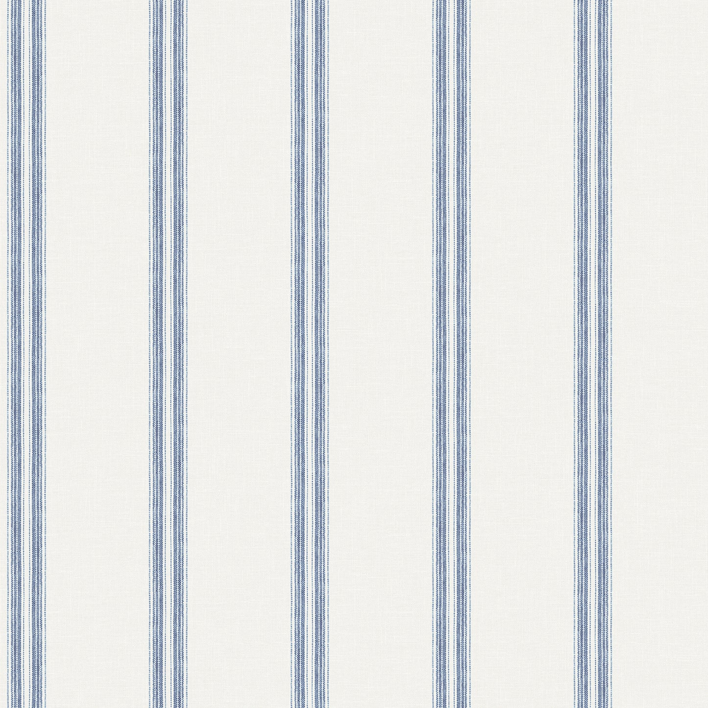 Chesapeake Johnny Navy Stripes Wallpaper, 20.5-in by 33-ft