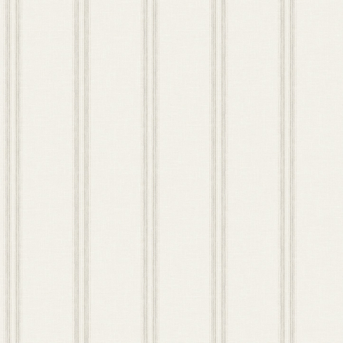 Chesapeake Johnny Grey Stripes Wallpaper, 20.5-in by 33-ft