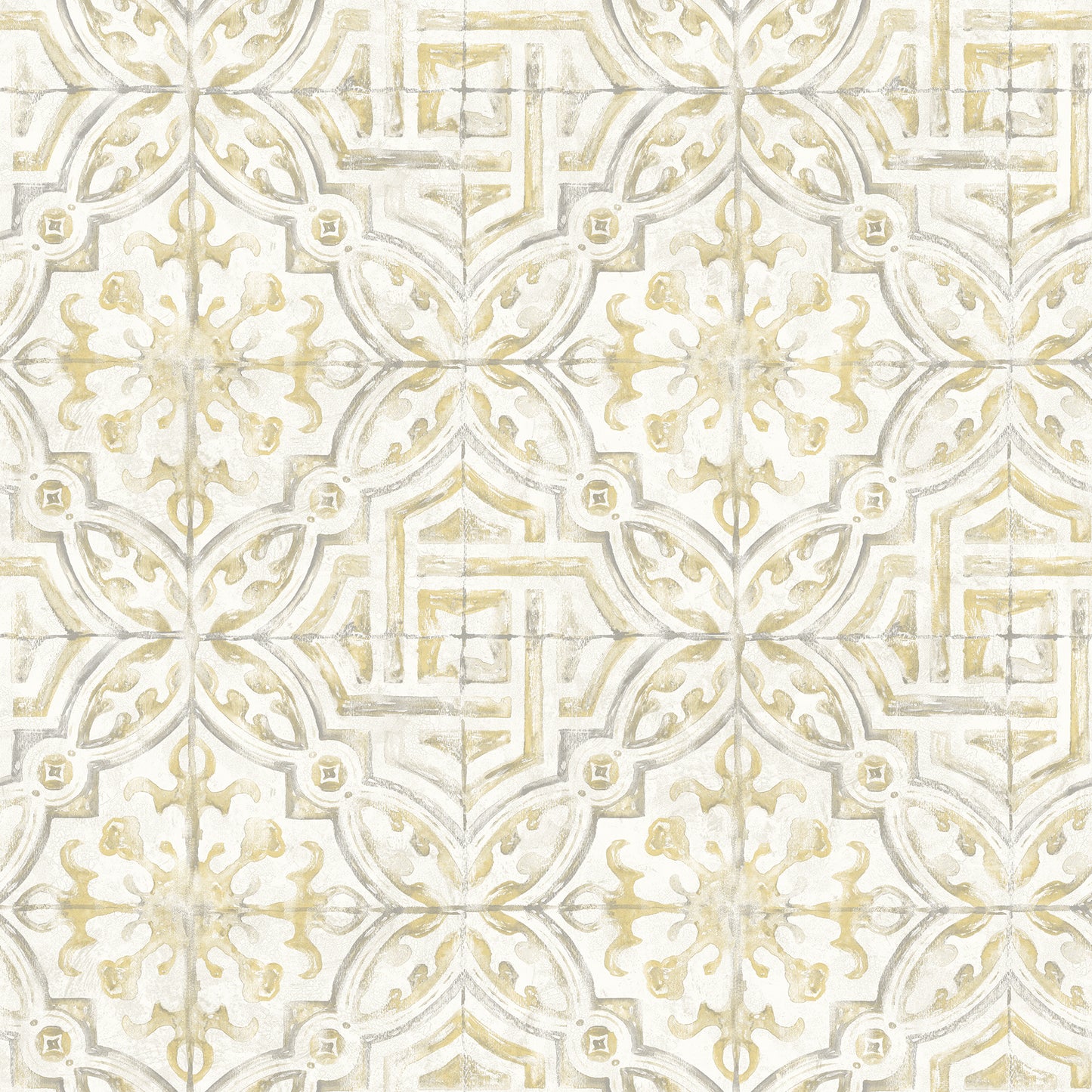 Chesapeake Sonoma Yellow Beach Tile Wallpaper, 20.5-in by 33-ft