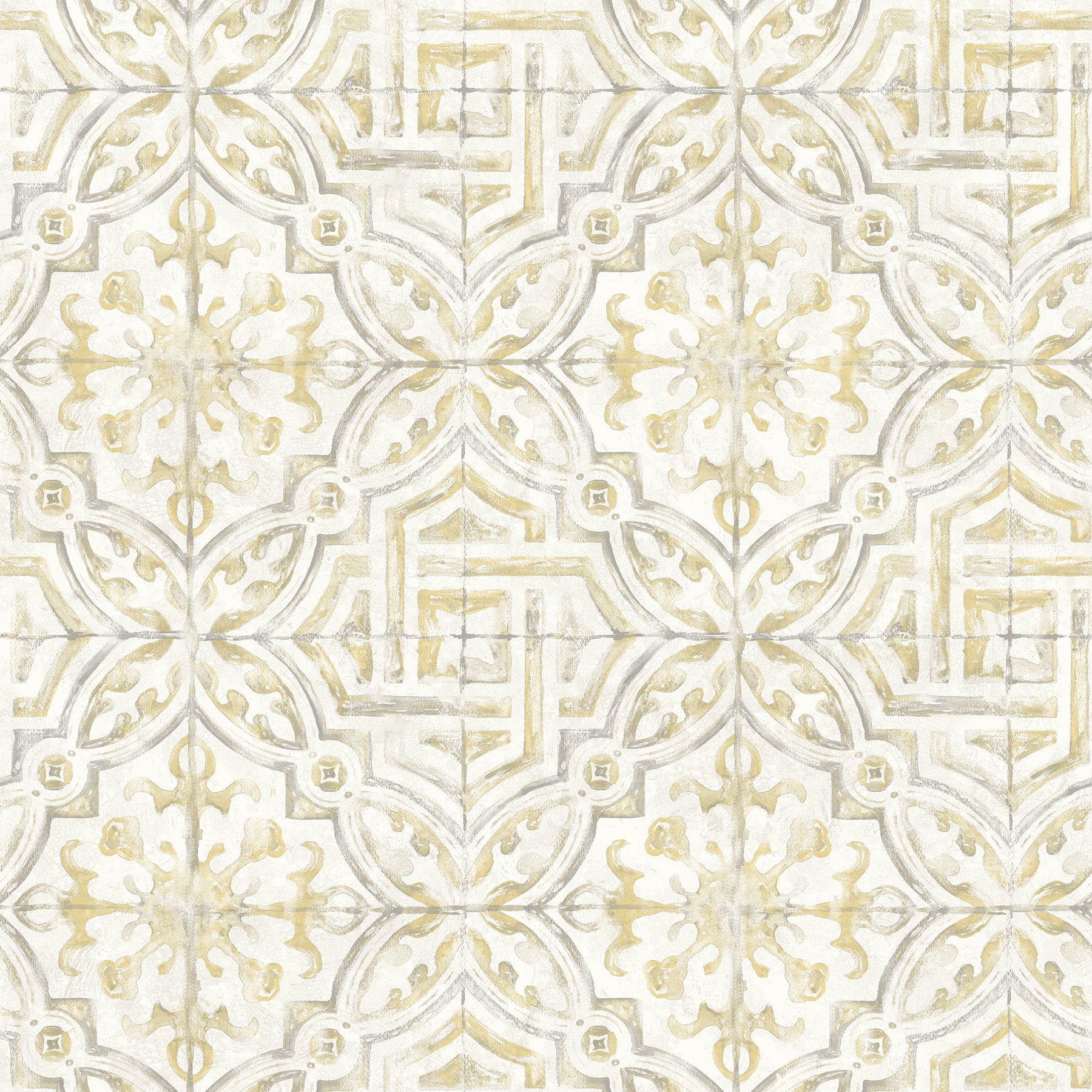 Chesapeake Sonoma Yellow Beach Tile Wallpaper, 20.5-in by 33-ft