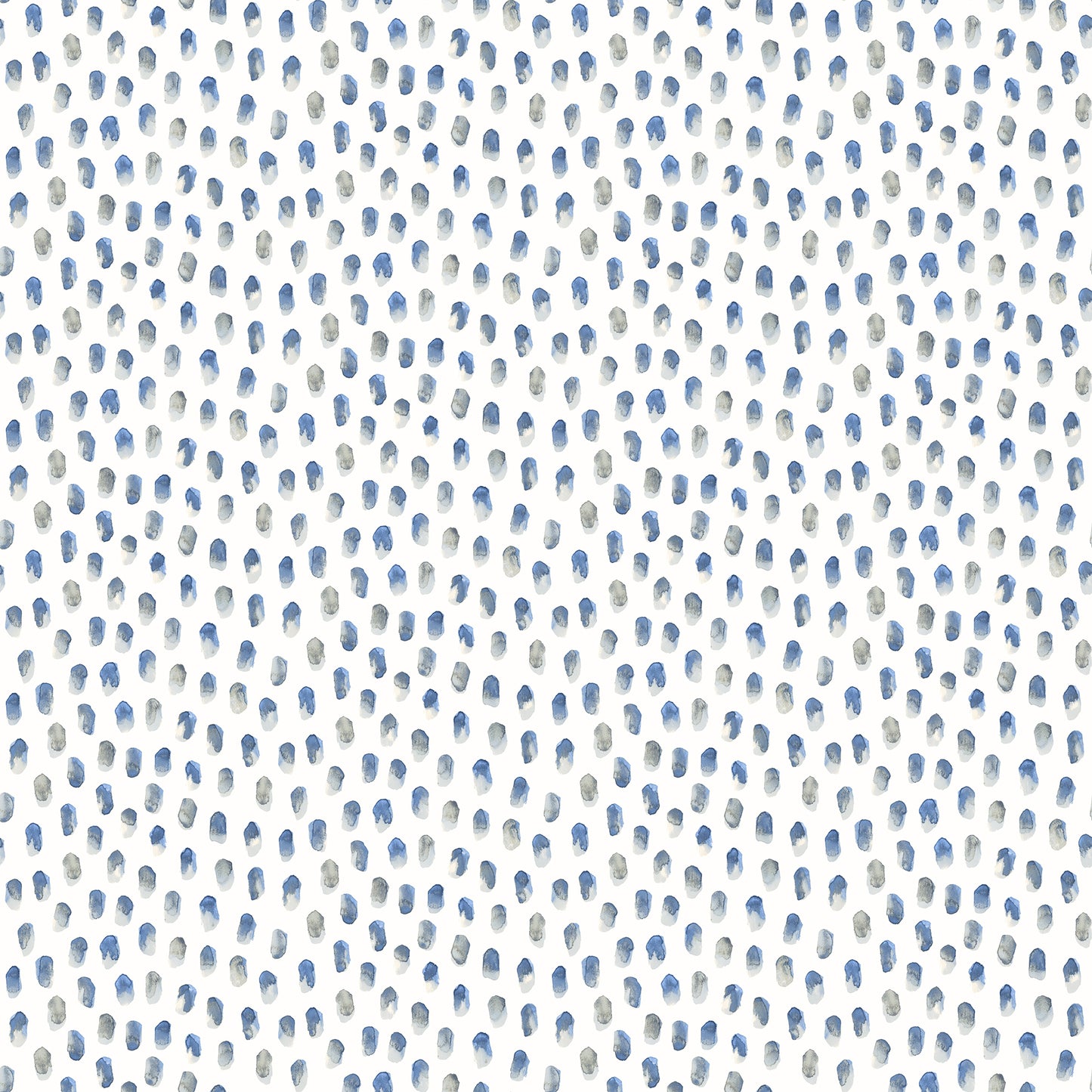 Chesapeake Sand Blue Painted Dots Wallpaper, 20.5-in by 33-ft