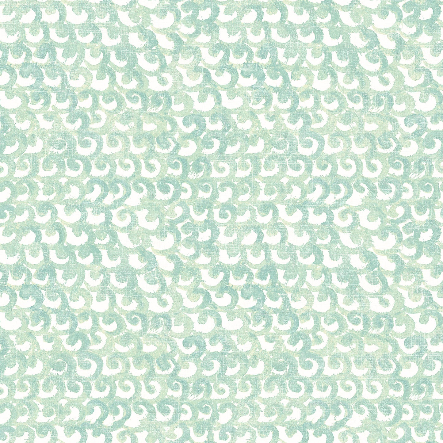 Chesapeake Saltwater Teal Wave Wallpaper, 20.5-in by 33-ft