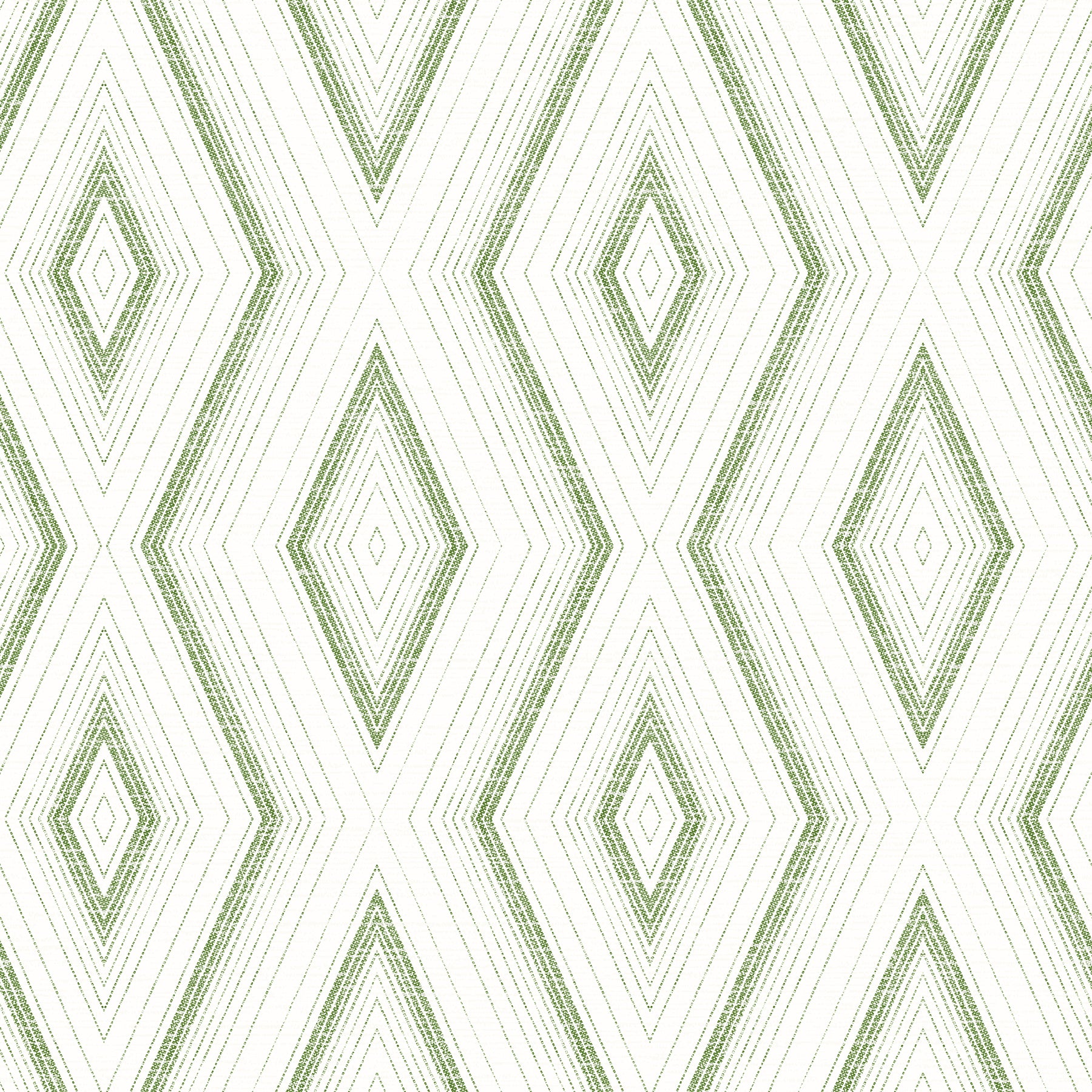 Chesapeake Santa Green Green Geometric Wallpaper, 20.5-in by 33-ft